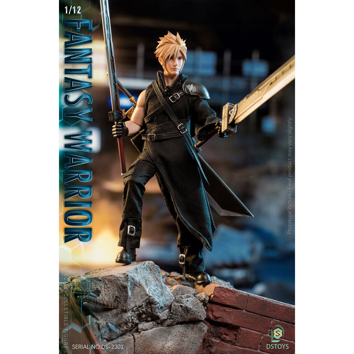 DSTOYS DS-2301 1/12th Fantasy Warrior Cloud Piece Action Figure