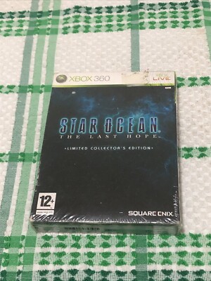 STAR OCEAN THE LAST HOPE, LIMITED COLLECTOR'S EDITION, XBOX 360 New Sealed
