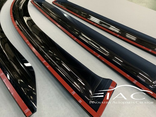 Chrome Trim Side Window Visor Deflector For Infiniti I30 Nissan Cefiro 94-98 A32 - Picture 7 of 7