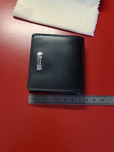 ST DUPONT Porte monnaie cuir noir neuf de stock - Foto 12 di 16