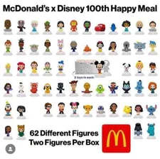 U PICK 2023 McDONALD'S Disney's 100 Year Anniversary Celebration HAPPY MEAL TOYS