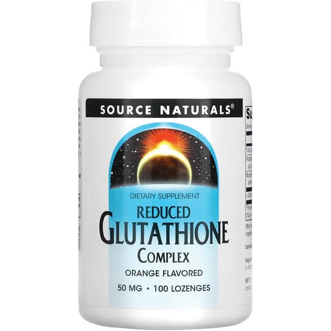 Комплекс восстановленного глутатиона Source Naturals - Апельсин 50 мг в 100 ложках