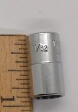 Snap-On 1/4" Drive 11/32" 12 Point Shallow Socket TMD11 USA