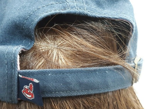 Cleveland Indians Women's Pink Baseball Cap Hat - Picture 5 of 9