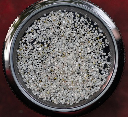 White Yellow 1.00CT Natural Rough Loose Tiny White Diamond, Uncut Raw Diamond - Picture 4 of 5