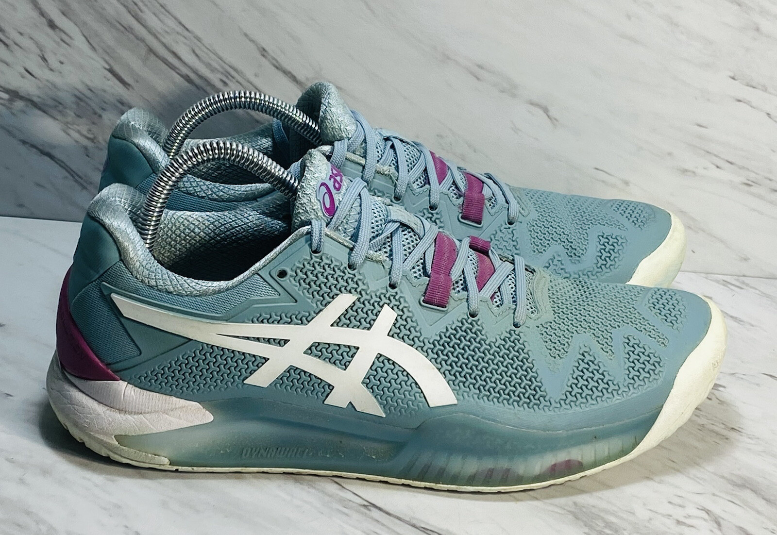 ASICS GELResolution 8 Women's Tennis Court Shoes Siz… Gem