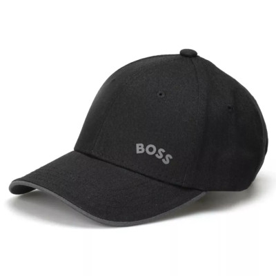 BOSS Herren Baseball Cap schwarz verstellbar mit Logo - Kappe - mutig - gebogen