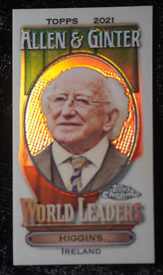MICHAEL D HIGGINS 2021 Topps Allen & Ginter Chrome Mini World Leaders #MWL-25