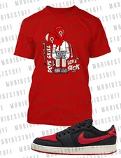 Dope Skills Love Sick Hip Tee Shirt J1 KO Low Bred Pro Club Shaka Big Tall Sport