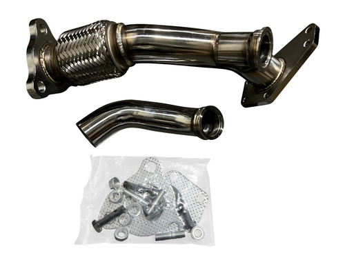 EWG External Wastegate Up Pipe Dump Tube For Subaru Legacy Outback 38mm 40mm USA - Foto 4 di 8