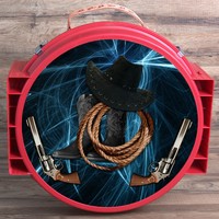 Hilason Western Made In The Usa Durable Rope Can Holds 3-4 Ropes Red Cowboy Rays on sale Hilason Western Made In The Usa Durable Rope Can Holds 3-4 Ropes Red Cowboy Rays on sale
