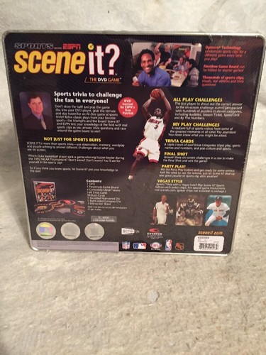 NEW Scene It Sports Trivia DVD Game ESPN Rarer Collectible Tin. Dan Patrick. - Picture 2 of 3