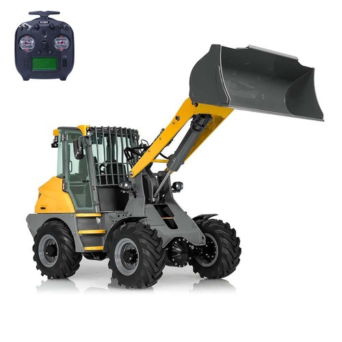 LESU RC Hydraulic 1/14 4x4 Wheeled Loader Model Construction Vehicle ST8 Radio - Picture 4 of 12