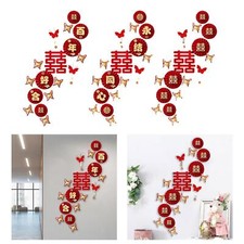 Traditional Chinese Wedding Decorations Wall Stickers Wedding Decoration Double