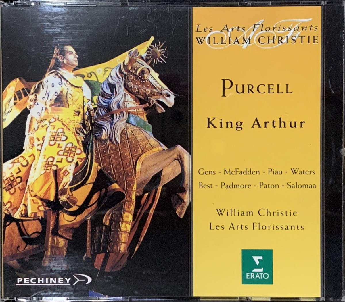 Purcell – King Arthur, Gens, McFadden, William Christie. 2xCD Germany 1995 Erato – 4509-98535-2 Purcell – King Arthur, Gens, McFadden, William Christie. 2xCD Germany 1995 Erato – 4509-98535-2
