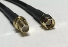 SMA Male To SMA Female 10 Ft. RFC195 Adapter Connector Coaxial RF Pigtail Cable