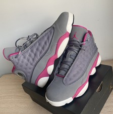 pink and gray jordan 13