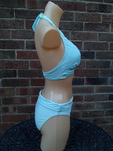 F&F light green halterneck bikini, size 12 - Picture 2 of 3