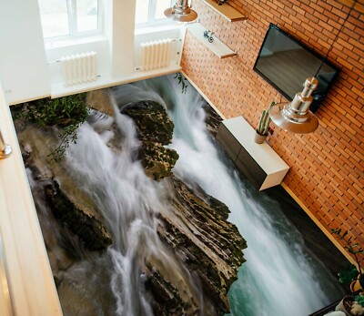 3D Rock River 12152NA Floor WallPaper Murals Wall Print Decal Fay
