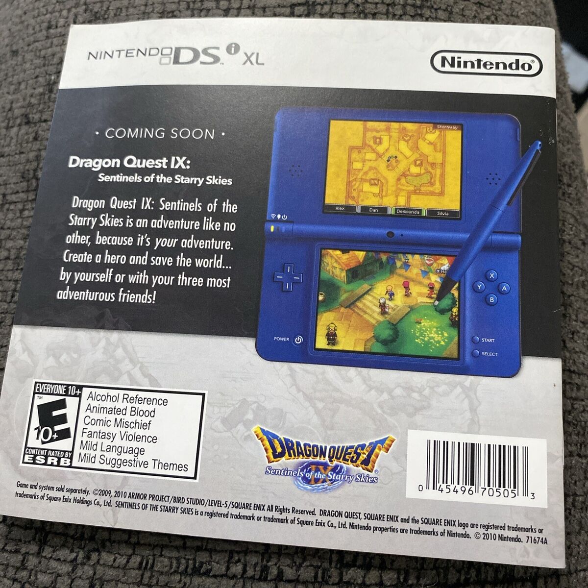 Dragon Quest IX Sentinels Of The Starry Skies Promo Booklet Dragon Quest IX Sentinels Of The Starry Skies Promo Booklet