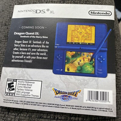 Dragon Quest IX Sentinels Of The Starry Skies Promo Booklet NDS