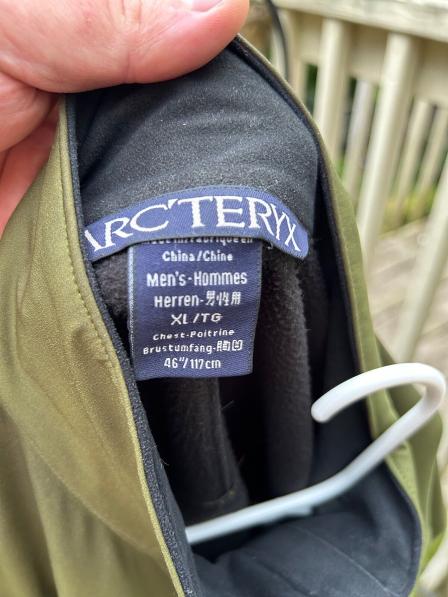 Mens Arcteryx Gamma Full Zip Polartec Jacket Size XL Green Mens Arcteryx Gamma Full Zip Polartec Jacket Size XL Green