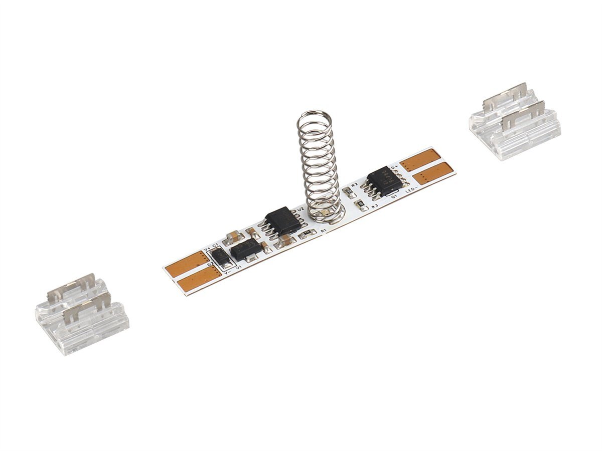 Interruttore Led Dimmer Touch Senza Saldatura Flessibile Larghezza 8mm 12V 24V 3