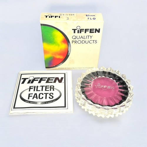 Vtg. Tiffen 52mm FL-D Fluorescent To Daylight Camera Lens Filter New Old Stock - Picture 8 of 8