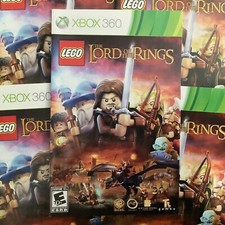 LEGO Lord of the Rings Microsoft Xbox 360 Instruction Manual Only