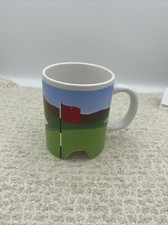 Kikkerland Golf Coffee Mug Tea Cup Ceramic 4 Tall