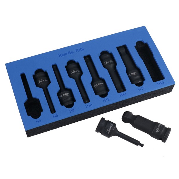 Metrisch Kugelkopf Deep Long Impact Sechskant-Inbus-Bit SteckschlüSsel 5 Mm -...-image