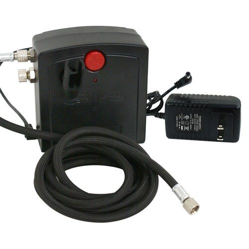 Dual-Action Airbrush Kit TC-100 Air Compressor Spray Gun Set for Tattoo Nail Art - Picture 4 of 8