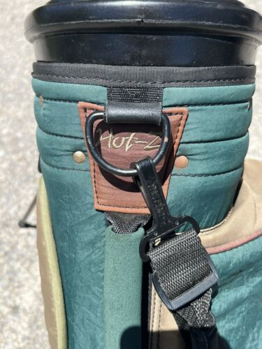 HOT-Z Borsa da golf in piedi tela verde - con copertura - Foto 2 di 6
