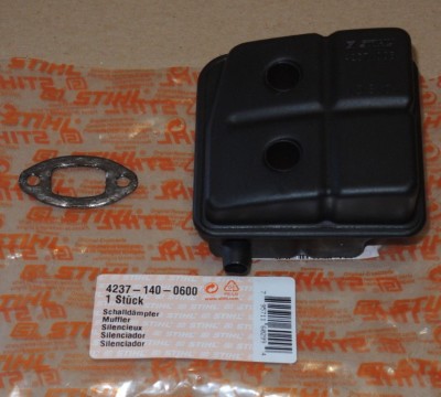 XX 4237 ORIGINAL Stihl Schalldämpfer Auspuff HS 81 HS 86 Heckenscheren HS81 HS86