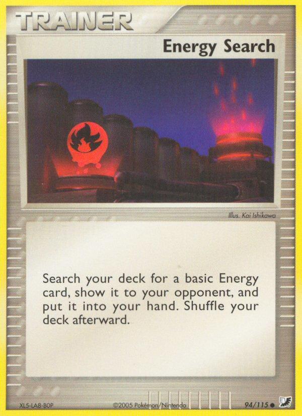 Pokemon Energy Search (94/145) Unseen Forces LP