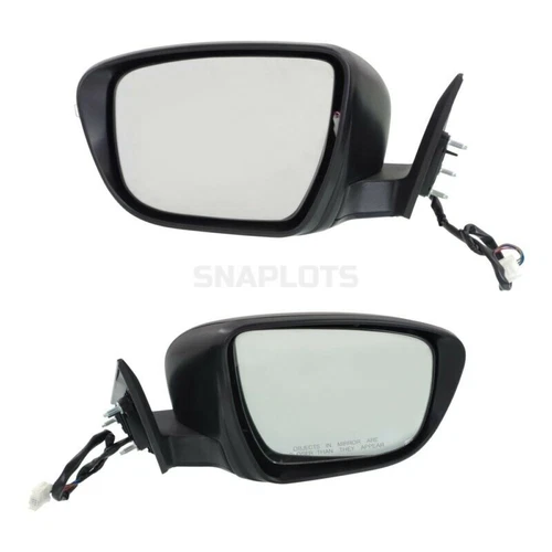New Set Of 2 Power Mirror Manual Folding Primed Fits 2014 2015 2016 Nissan Rogue