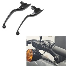 Black Front Brake Clutch Levers A Set For Harley Touring Road Glide King 2017-20