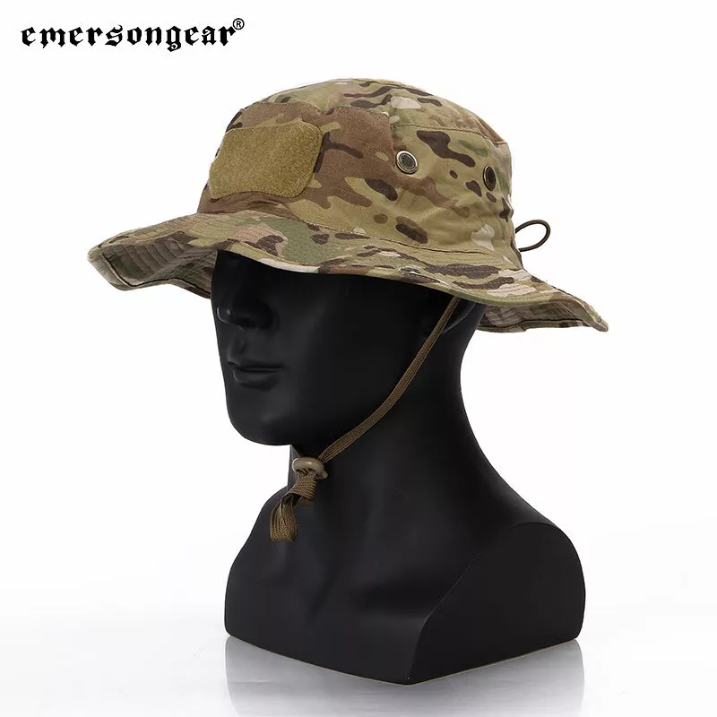 Emersongear Tactical Boonie Hat Cap Hiking Outdoor Airsoft Hat Headwear  Multicam