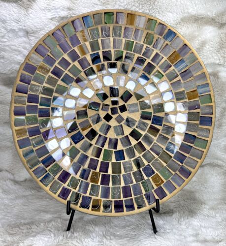 Piatto mosaico in vetro design contemporaneo piastrelle art deco - Foto 2 di 3