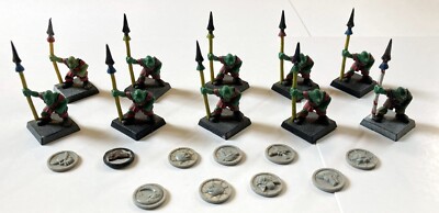 Plastic Goblin Spearmen (10) Orcs & Goblins 0755 Warhammer Games Workshop (#1)