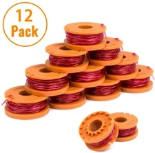 WORX WA0010 Replacement Spool Line For Grass Trimmer 10ft 12-pack **USA OWNED**