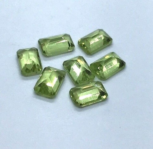 Piedra preciosa suelta AAA facetada corte octágono peridoto natural para hacer todas las joyas - Imagen 10 de 24