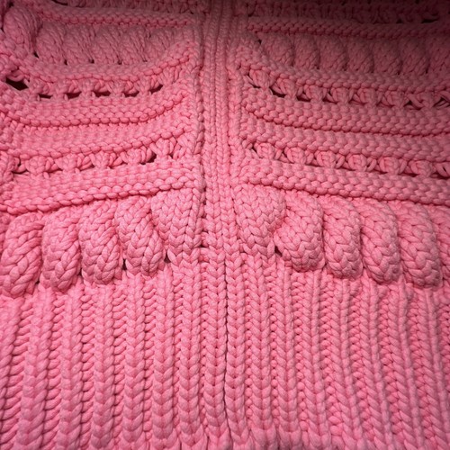 Maglione donna Isabel Marant rosa Zoe oversize maglia grossa taglia 34/US 2 - Foto 10 di 12