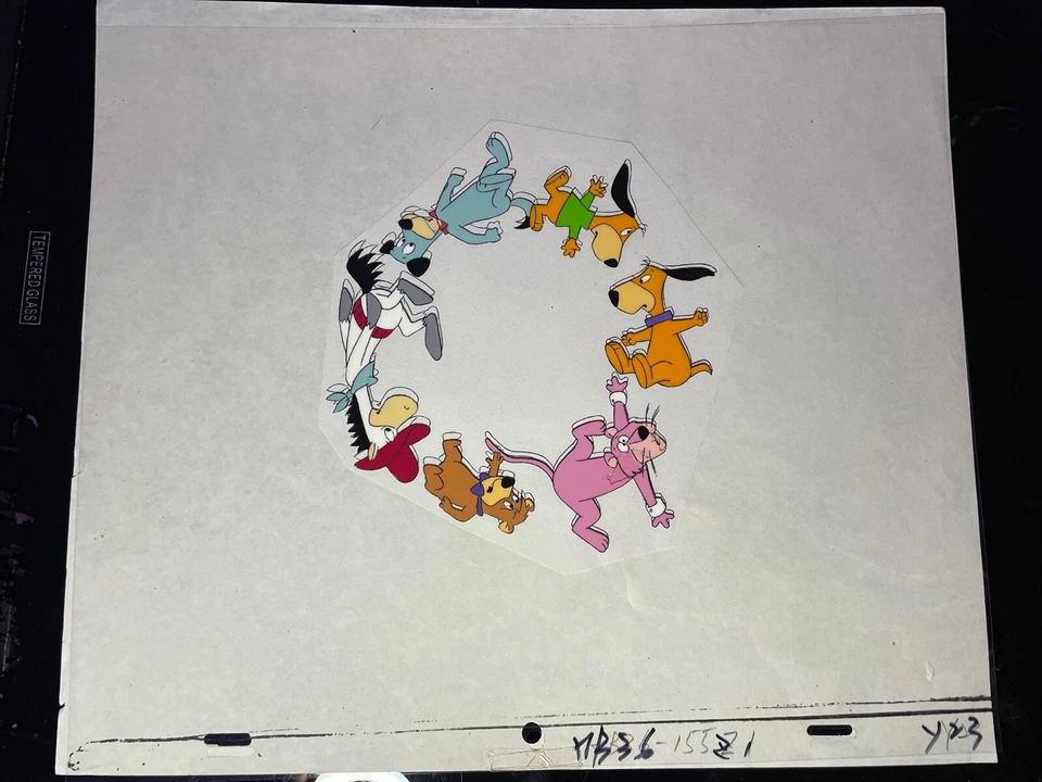 Hanna-Barbera Animation Cel Production Art Vintage Cartoons yogi Bear Movie I20 - Image 2 of 4