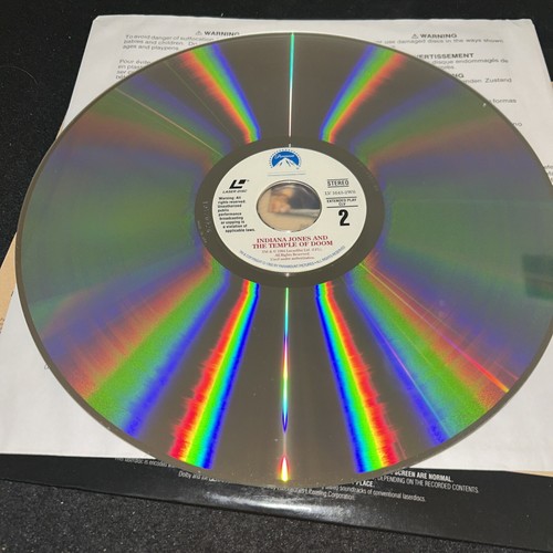 INDIANA JONES AND THE TEMPLE OF DOOM • Laserdisc - Widescreen Edition - Imagen 10 de 12