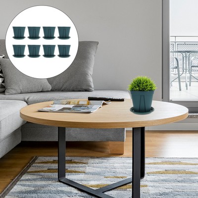  8 Sets Garden Trays for Plants Plastic Flower Pot Flowerpots