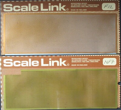 Scale Link PE Detail Sheets of with perforated holes - not sure of scale