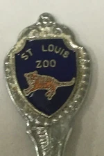 Vintage Souvenir Spoon US Collectible St. Louis Zoo Missouri