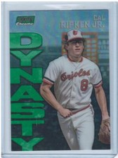 Cal Ripken Jr. 2022 Stadium Club Chrome #7A Dynasty and Destiny Green /99