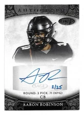 2021 SAGE Aspire Silver #ASP103 Aaron Robinson Auto 2/25 SSP RC - NM-MT